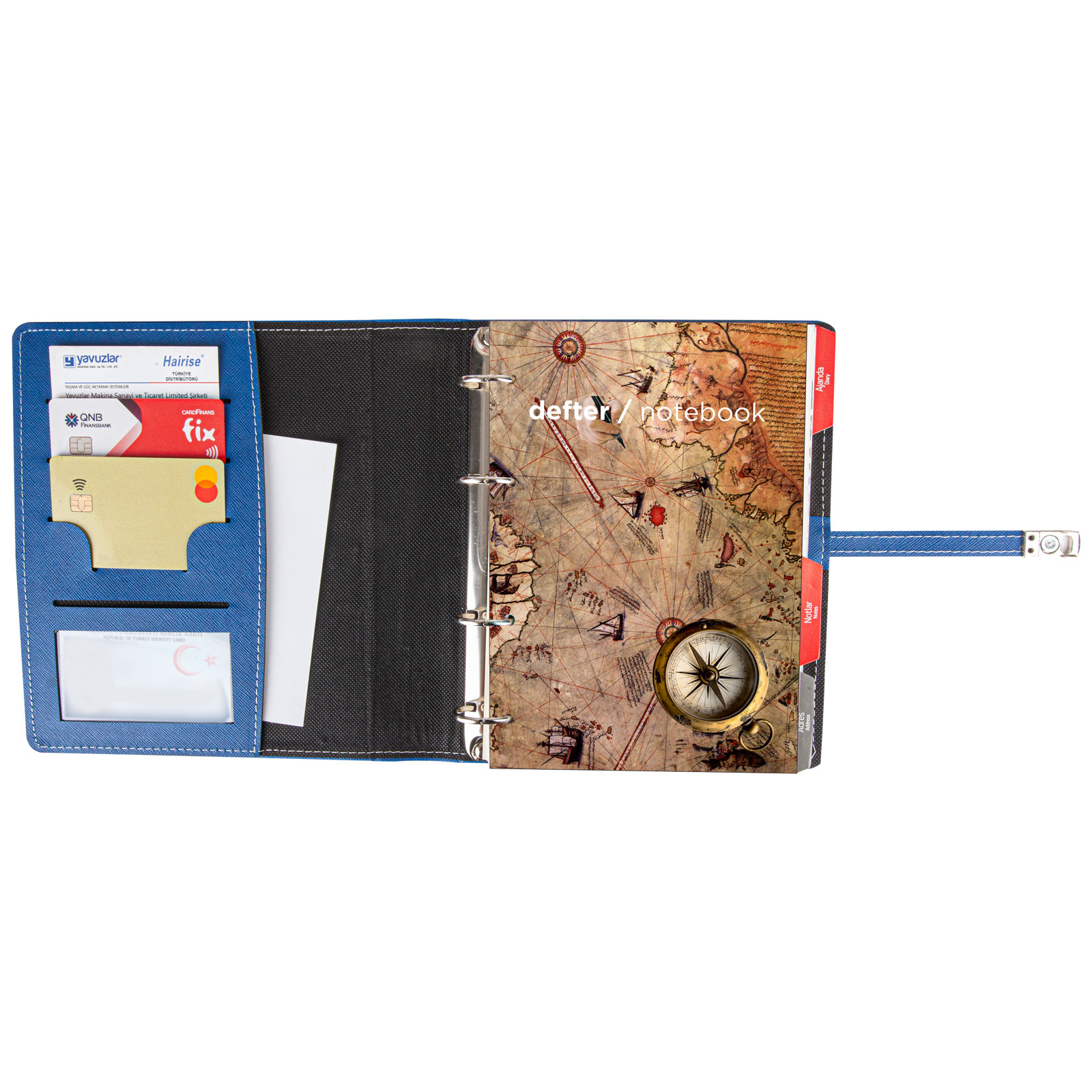 AYDINLIKEVLER LACİVERT ORGANİZER DEFTER (18x21,5 CM) görsel 2