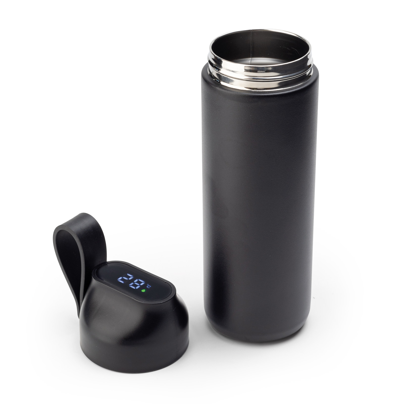 KEBAN SİYAH 600 ML DERECELİ TERMOS görsel 2