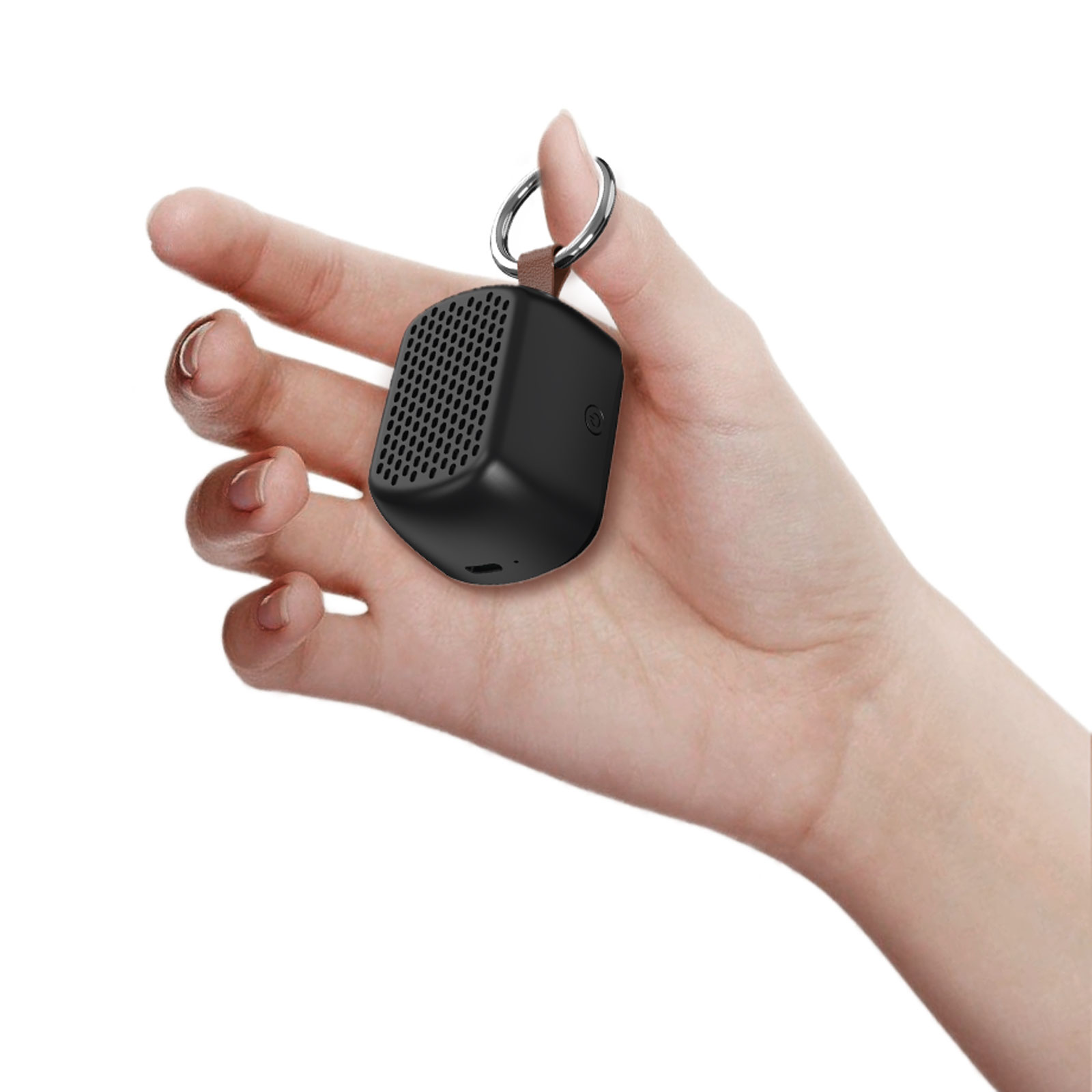 AVAZ SİYAH BLUETOOTH MIKNATISLI IŞIKLI HOPARLÖR görsel 4