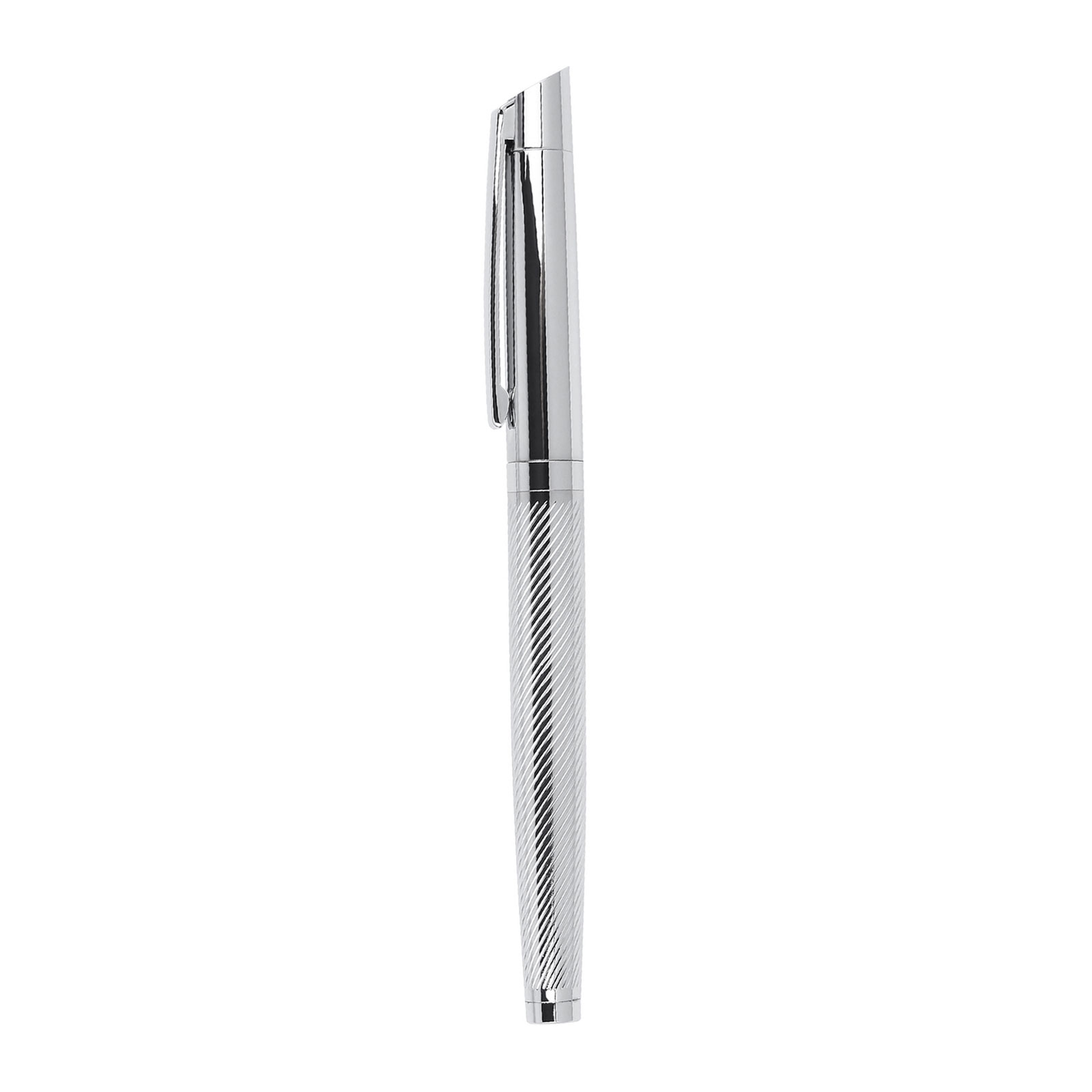 DÜZİÇİ GÜMÜŞ METAL ROLLER KALEM - Promosyon Hediyelik