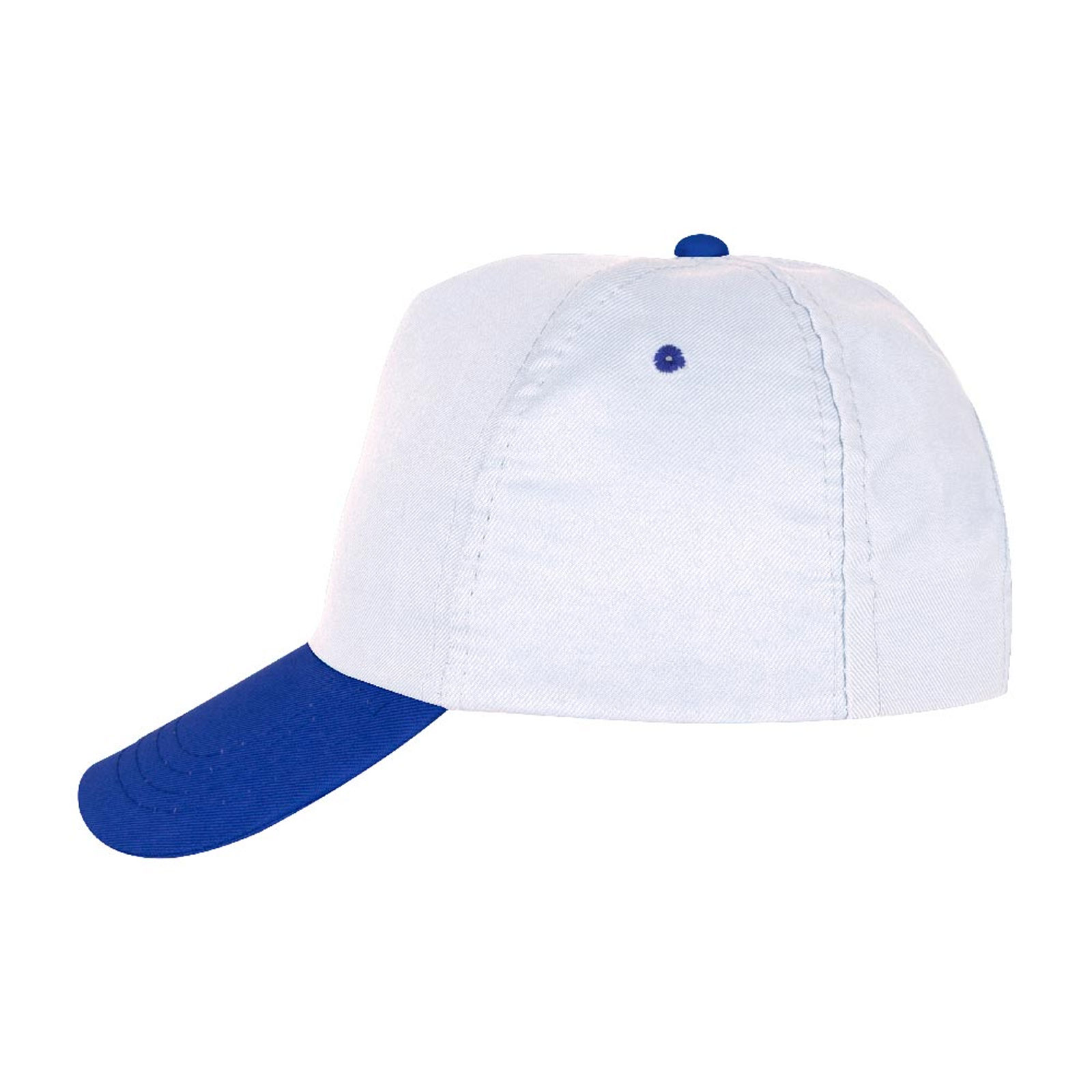 PAPATYA BEYAZ-SAKS MAVİ POLYESTER ŞAPKA görsel 3