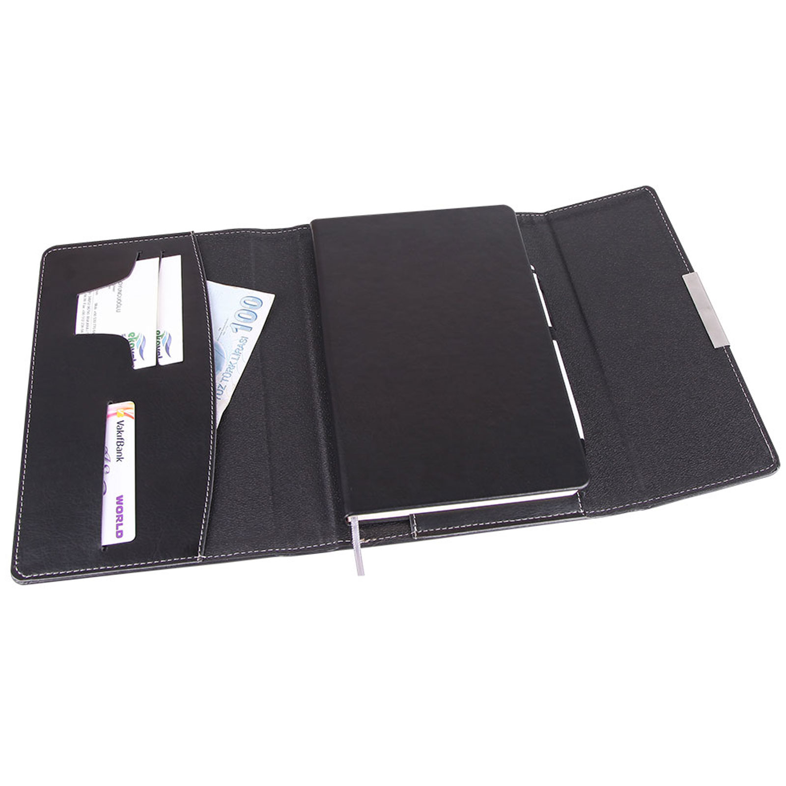 ÜRGÜP SİYAH ÇANTALI DEFTER (16X23 CM) görsel 2